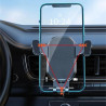 Support de téléphone magnétique pour téléphone portable - Support pour smartphone - Support de voiture pour iPhone - Noir