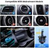Support Téléphone Voiture pour Citroen C4 Cactus 2014-2020 Crochet en Métal Rotation 360° Fixation Grille Aération Stable Noir 1