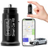 Chargeur de voiture intelligent et traceur GPS [certifié MFi ] : chargeur rapide double USB-C/A 20 W avec localisation Apple « O
