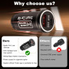 Chargeur de voiture intelligent et traceur GPS [certifié MFi ] : chargeur rapide double USB-C/A 20 W avec localisation Apple « O