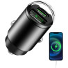 Chargeur de voiture à brancher | Chargeur de voiture 100 W avec deux sorties de charge - Chargeur de téléphone USB pour voitures