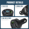2PCS Allume Cigare USB C 4 Ports USB PD et Super, Prise Allume Cigare USB, 12V 24V, Chargeur USB C pour Smartphones et Tablettes