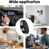 Lot de4 Supports Magnétiques Ronds pour Voiture, Porte‑Téléphone Adhésif Universel, Aimants Puissants pour Tableau de Bord, Comp