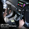 63W Chargeur Voiture et Câble pour iPhone 17/17 Pro/17 Pro Max/Air/16/16Pro/16e/15 17e/15 Plus/15Pro Max/16 Promax,Double Port(U