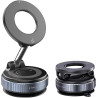 Support Téléphone Voiture, Magnetique Support Telephones Ventouse, Porte Telephone Voiture Aimanté Réglable à 360°d'Aspiration M