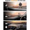 YLLZI Support Telephone Voiture, Support Magnétique pour iPhone 17 16 15 14 13 12 Pro Max Plus, 360° Rotation Porte Voiture pour