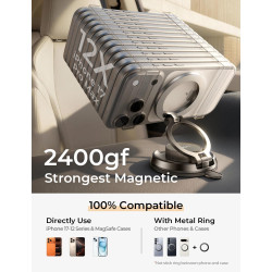 LISEN Support de voiture Magsafe, supports de téléphone portable pour votre voiture, accessoires de voiture magnétiques pour fem