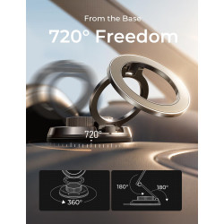 LISEN Support de voiture Magsafe, supports de téléphone portable pour votre voiture, accessoires de voiture magnétiques pour fem
