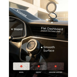 LISEN Support de voiture Magsafe, supports de téléphone portable pour votre voiture, accessoires de voiture magnétiques pour fem