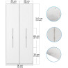 HOOMEE Joint de Portes Coulissantes pour Climatiseur Mobile et Sèche-Linge, 90x210 CM