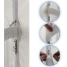 HOOMEE Joint de Portes Coulissantes pour Climatiseur Mobile et Sèche-Linge, 90x210 CM