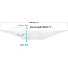HOOMEE 300CM Tissu De Calfeutrage pour Fenêtres pour Climatiseur Mobile et Sèche-Linge - Fonctionne avec Toutes Les Unités de Cl