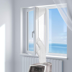 HOOMEE 500CM Tissu De Calfeutrage pour Fenêtres pour Climatiseur Mobile et Sèche-Linge - Fonctionne avec Toutes Les Unités de Cl
