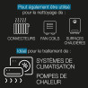 Errecom Clima-Net, Format Maxi 1 Litre, Cleaner for Air Conditioners, A/C Filters, Coils, and Outdoor Units