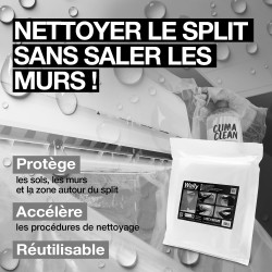 Errecom Kit Nettoyage Climatisation avec 1 Clima-Net Détergent Climatisation, Filtres, Batteries à Ailettes et Unités Externes 1