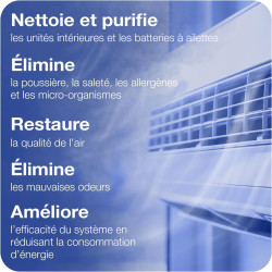 Errecom Evaporator Cleaner, Nettoyant en bouteille aérosol pour évaporateurs, bouteille de 400 mL