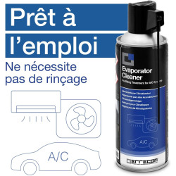 Errecom Evaporator Cleaner, Nettoyant en bouteille aérosol pour évaporateurs, bouteille de 400 mL