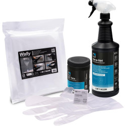 ERRECOM Kit nettoyage climatisation, contient Clima-Net 1L détergent unité intérieure et filtres, housse de protection Wally, A/