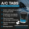 ERRECOM Kit nettoyage climatisation, contient Clima-Net 1L détergent unité intérieure et filtres, housse de protection Wally, A/