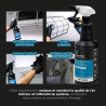 ERRECOM Kit nettoyage climatisation, contient Clima-Net 1L détergent unité intérieure et filtres, housse de protection Wally, A/