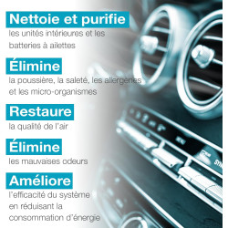 Errecom Evaporator Cleaner Foam, Nettoyant Moussant pour Evaporateurs en Bouteille Aérosol, 400 mL
