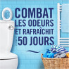 Febreze Petit Coin, Désodorisant WC En Continu (7.5ml x5), Parfum Pureté de Coton, Combat Les Odeurs, Fraîcheur Jusqu'à 50 Jours