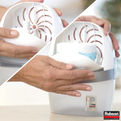 Rubson | Recharges Absorbeur d'Humidité Aero 360° Pure Tab (6 x 450 g) – Recharges anti-humidité & anti-odeur pour déshumidifica