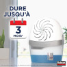 Rubson Recharges Pure Tab pour absorbeur d'humidité AERO 360° (4 x 450 g) – Recharges neutres anti-humidité & anti-odeur pour dé