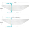 HOOMEE Tissu d’Isolation pour Fenêtre à Pivot Central avec Un Périmètre Allant Jusqu’à 380cm- pour Climatiseur Mobile et Sèche-L