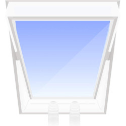 HOOMEE Tissu d’Isolation pour Fenêtre à Pivot Central avec Un Périmètre Allant Jusqu’à 380cm- pour Climatiseur Mobile et Sèche-L