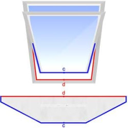 HOOMEE Tissu d’Isolation pour Fenêtre à Pivot Central avec Un Périmètre Allant de 381cm à 460cm - pour Climatiseur Mobile et Sèc