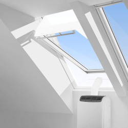 HOOMEE Tissu d’Isolation pour Fenêtre à Pivot Central avec Un Périmètre Allant Jusqu’à 540cm- pour Climatiseur Mobile et Sèche-L