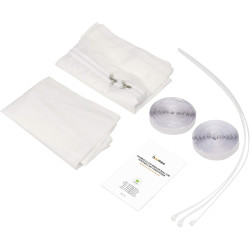 HOOMEE Tissu d’Isolation pour Fenêtre à Pivot Central avec Un Périmètre Allant Jusqu’à 300cm- pour Climatiseur Mobile et Sèche-L