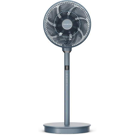 Rowenta Turbo Silence Compact 3D Multiflow, Ventilateur sur Pied, Silencieux 19 dB, Portée 25 m, Oscillation Multidirectionnelle