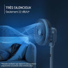 Rowenta Turbo Silence Compact 3D Multiflow, Ventilateur sur Pied, Silencieux 19 dB, Portée 25 m, Oscillation Multidirectionnelle