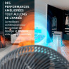 Rowenta Turbo Silence Compact 3D Multiflow, Ventilateur sur Pied, Silencieux 19 dB, Portée 25 m, Oscillation Multidirectionnelle