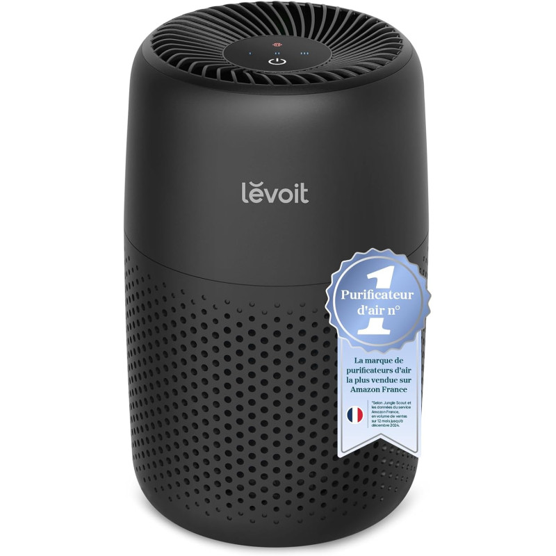 LEVOIT Purificateur d'air avec filtre HEPA, purificateur d'air avec aromathérapie, silencieux et faible consommation d'énergie 7