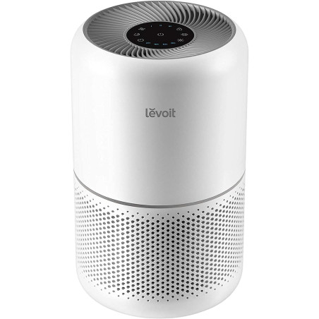 LEVOIT Purificateur d'Air Masion avec HEPA Filtre, CADR 187m³/h, 360° Purifier, 24dB Mode Veille, 100% Sans Ozone, avec 3 Vitess
