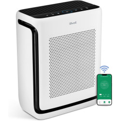 LEVOIT Purificateur d'air pour allergies avec mode animal, CADR 416 m³/h, jusqu'à 108 ㎡, pour fumeurs, double capteur et filtre 