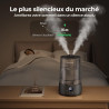Homvana humidificateur d'air bébé, 3.6 l cool mist top-fill, 16db silencieux, 34h durable humidificateu chambre, plante, bpa fre