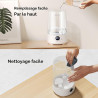 Homvana Humidificateur d'Air bébé, 3.6 L Cool Mist Top-Fill, 16dB Silencieux, 34H Durable Humidificateu Chambre, Plante, BPA Fre