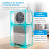 MIDEA Climatiseur PortaSplit Mobile Silencieux 4-in-1| 12000 BTU | Chauffage et Climatisation Portable Prêt à Poser 3,5kW- Clim 