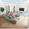 MIDEA Climatiseur Mobile Silencieux 12000 BTU avec Évacuation | 4 en 1: Climatisation, Ventilation, Déshumidification, Sleep | C