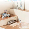 MIDEA Climatiseur Mobile Silencieux 12000 BTU avec Évacuation | 4 en 1: Climatisation, Ventilation, Déshumidification, Sleep | C