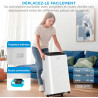 MIDEA Climatiseur Mobile Silencieux 12000 BTU avec Évacuation | 4 en 1: Climatisation, Ventilation, Déshumidification, Sleep | C
