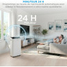 MIDEA Climatiseur Mobile Silencieux 9000 BTU avec Évacuation | 4 en 1: Climatisation, Ventilation, Déshumidification, Sleep | Cl