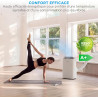 MIDEA Climatiseur Mobile Silencieux 9000 BTU avec Évacuation | 4 en 1: Climatisation, Ventilation, Déshumidification, Sleep | Cl