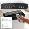 MIDEA Climatiseur Mobile Silencieux 9000 BTU avec Évacuation | 4 en 1: Climatisation, Ventilation, Déshumidification, Sleep | Cl