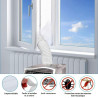 MOEGFY 300CM Joint de Fenêtre Climatisation, Accessoire Climatiseur Portatif Fonctionne avec Les Unités De Climatisation Mobiles