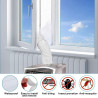 MOEGFY 360CM Joint de Fenêtre Climatisation Mobile, Kit Climatisation Fenetre, Accessoire Climatiseur Portatif Fonctionne avec L